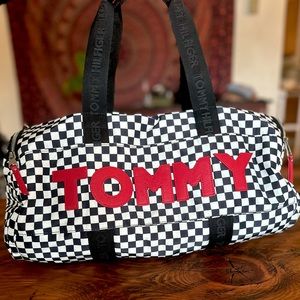 RARE Tommy Hilfiger Motocross Duffle Bag